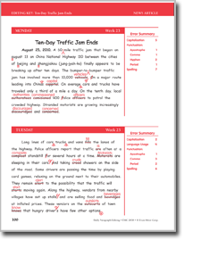 Week 23: Ten-Day Traffic Jam Ends (Daily Paragraph Editing)